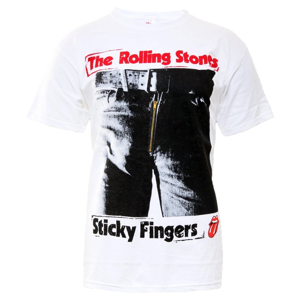 New! The Rolling Stones Bravado 2009 Sticky Fingers T-Shirt Size Small (34-36)
